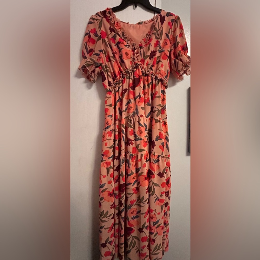 Floral Ruffle Dress